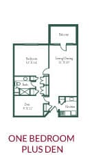 onebedplusden